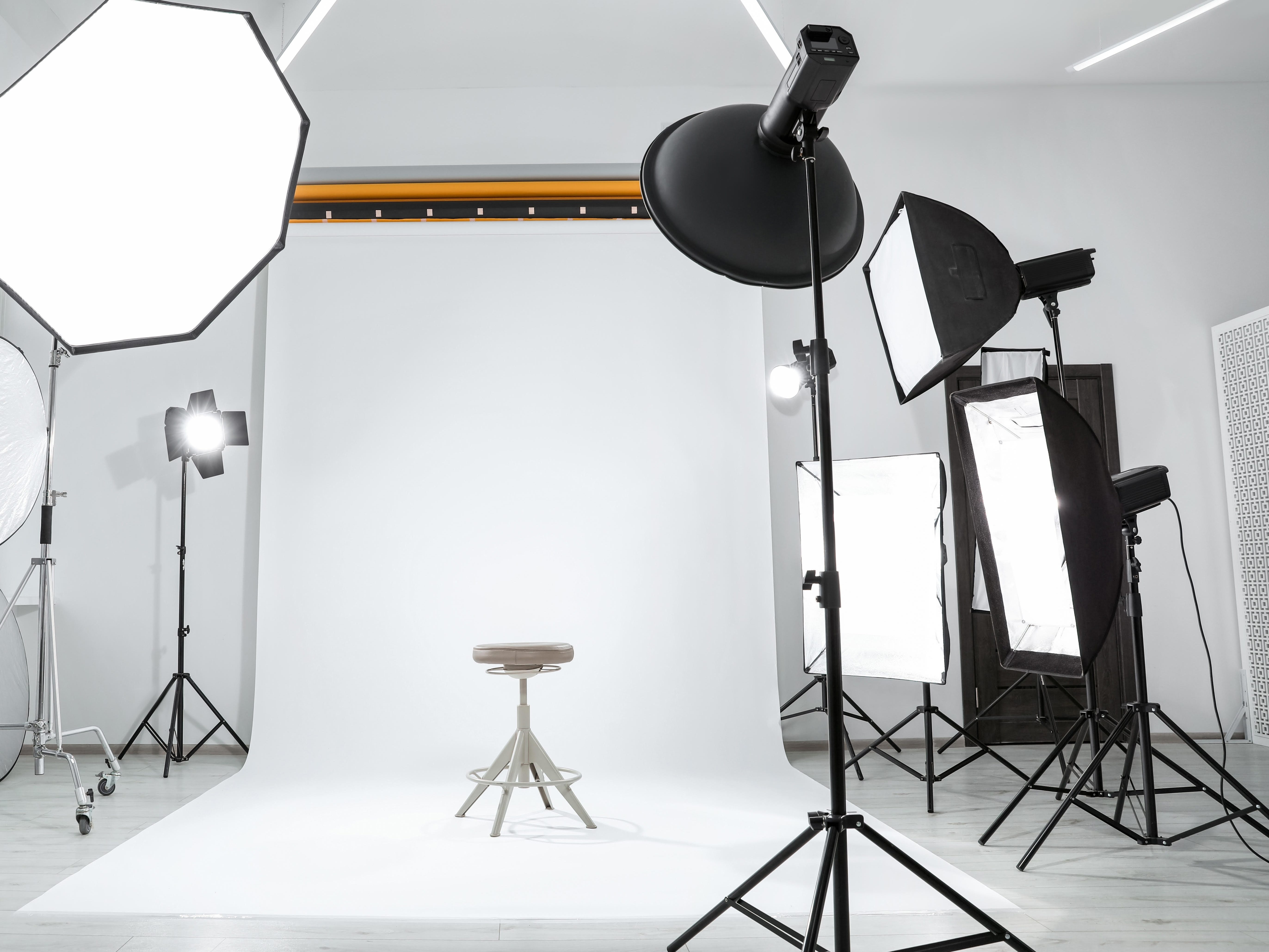 Professional fashion photography studio showcase