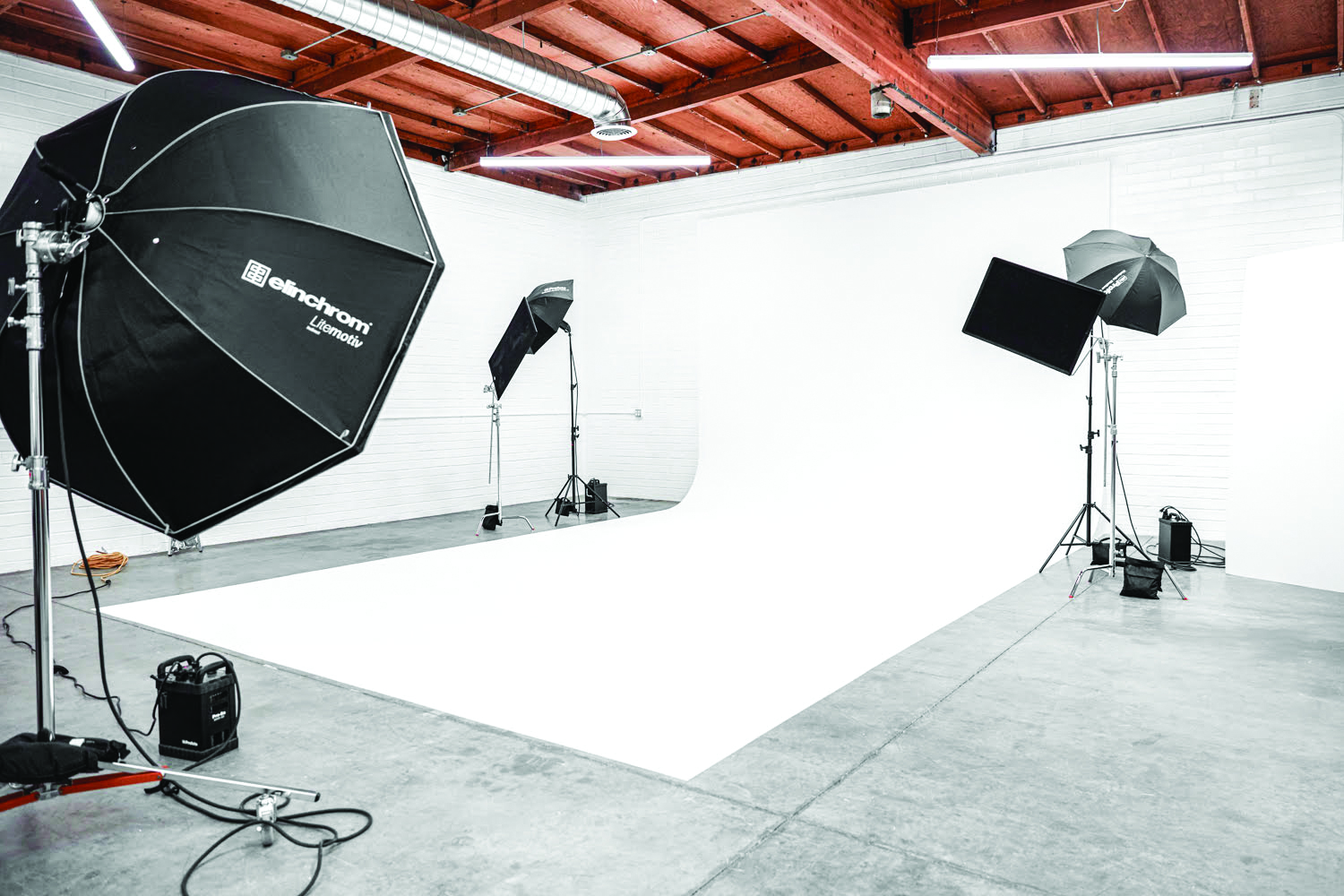 Professional fashion photography studio showcase