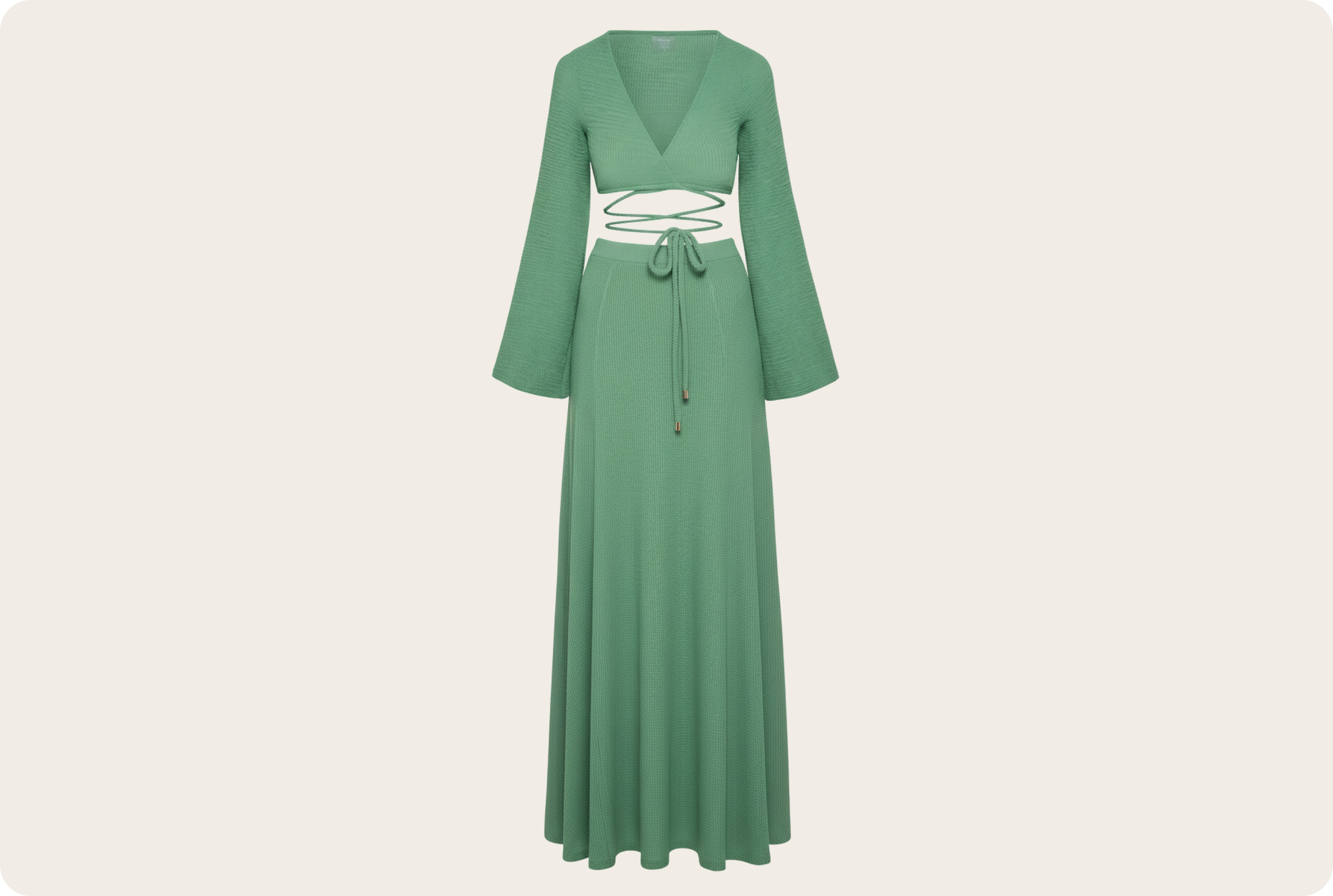 Green maxi dress fashion item