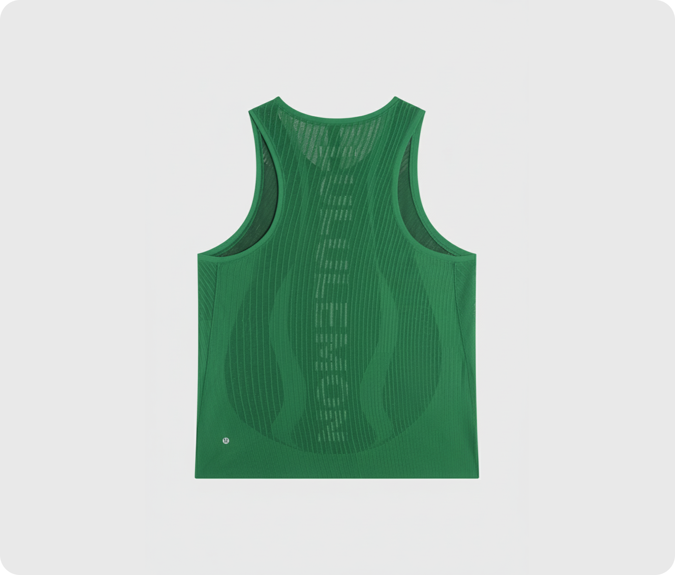 Green sleeveless tank top fashion item