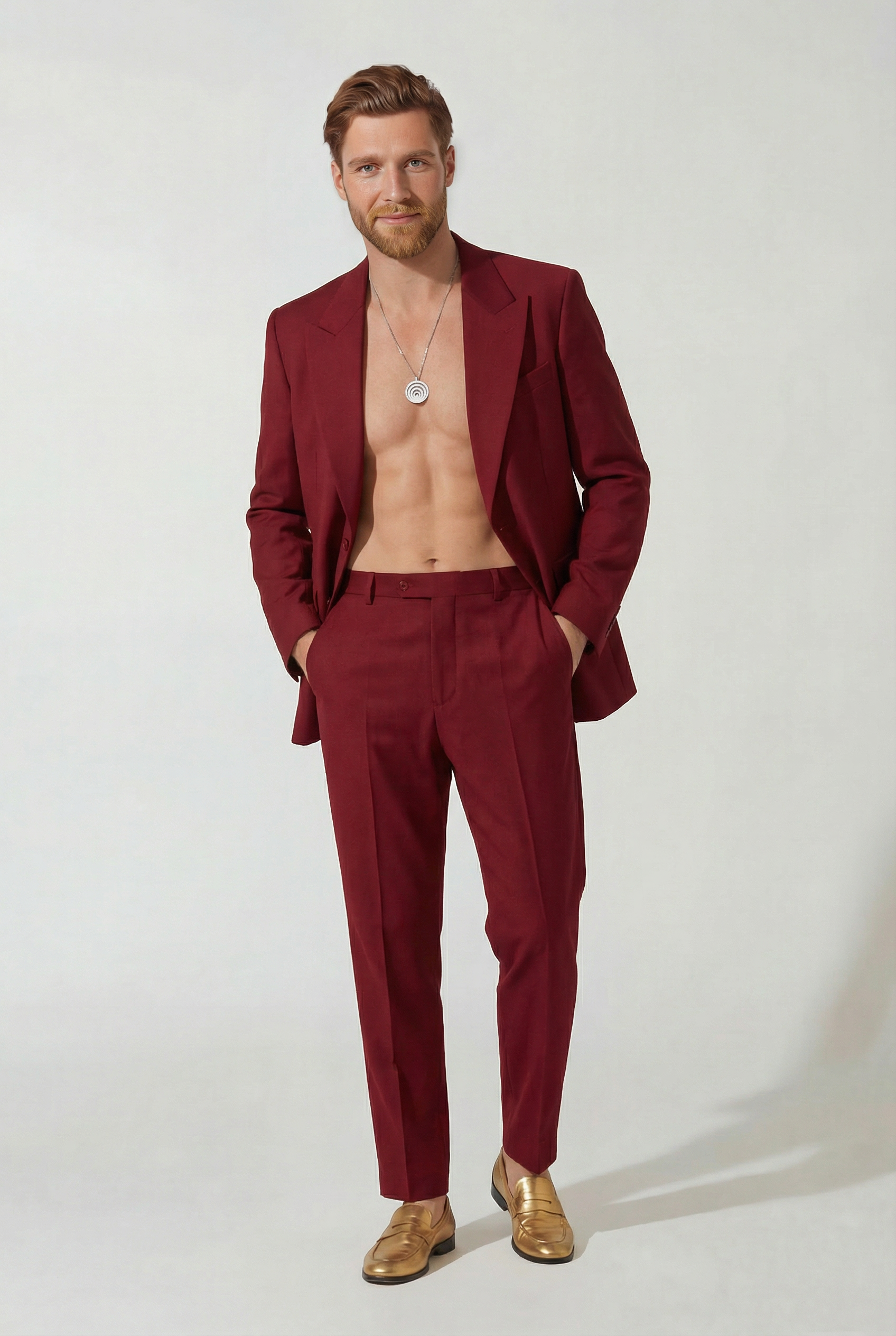 Fashion model in zebra print dress